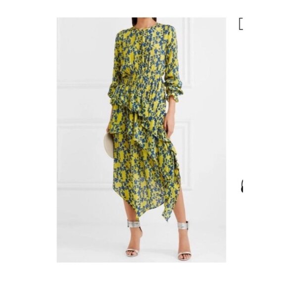 Preen Dresses & Skirts - Preen Line Floral Print Midi Length Dress Medium
